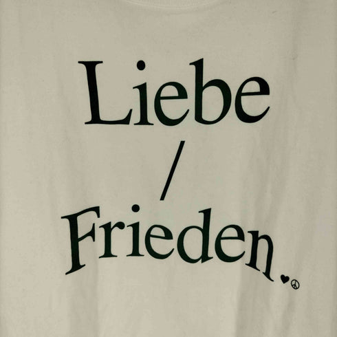 タンタン TANGTANG 23SS LOVE &PEACE ロゴTシャツ Liebe Frieden レディース JPN:M