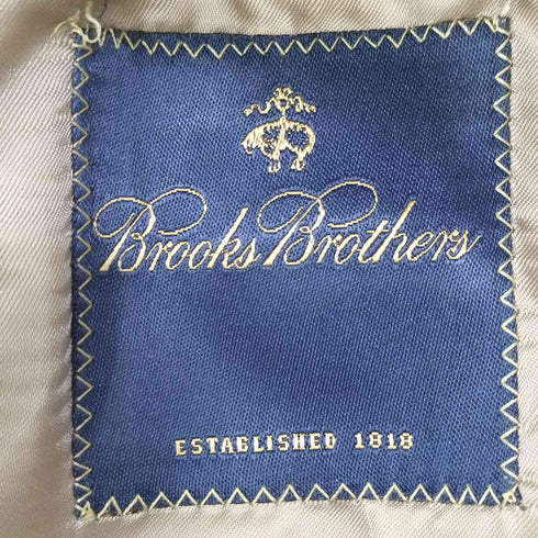 ブルックスブラザーズ BROOKS BROTHERS イタリア製 シルク リネン混 2B テーラードジャケット メンズ 41S