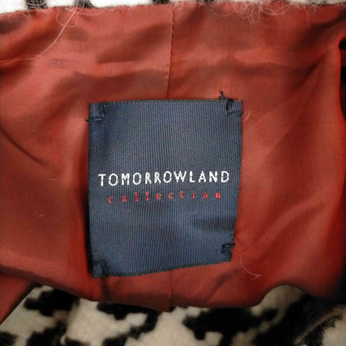 トゥモローランド TOMORROWLAND 千鳥格子柄ウールコート レディース JPN:38