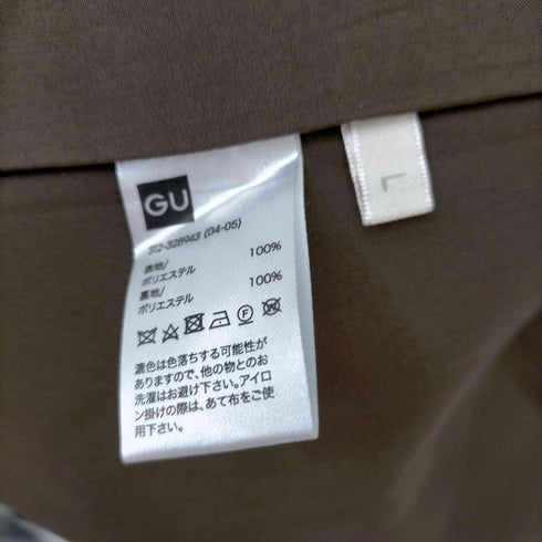 ジーユー GU ハウンドトゥース オーバーサイズ チェスターコート レディース JPN:L