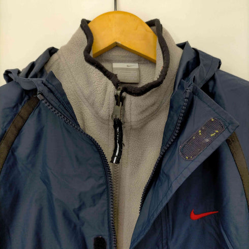 ナイキ NIKE 脱着フリースJKT付 ナイロンジャケット レディース KIDS'M