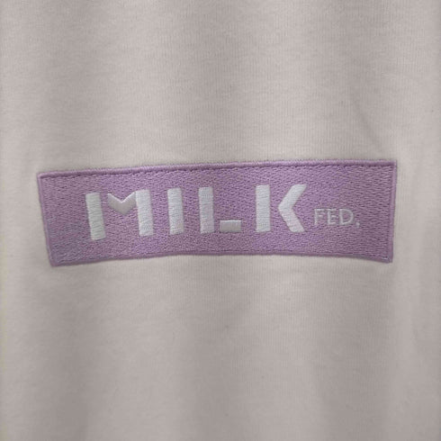 ミルクフェド MILK FED BOXロゴ 半袖ワンピース レディース ONE SIZE