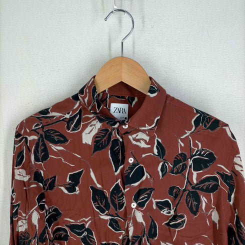 ザラ ZARA 総柄シャツ メンズ JPN:S