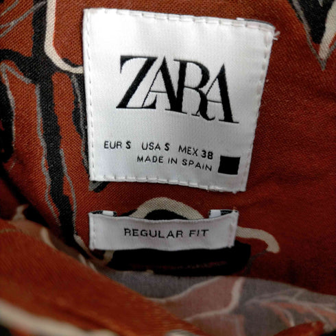 ザラ ZARA 総柄シャツ メンズ JPN:S