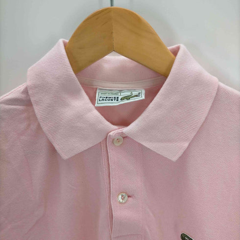 ラコステ LACOSTE フランス製 ワンポイント刺繍 ポロシャツ メンズ JPN:4