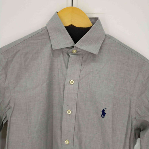 ポロラルフローレン POLO RALPH LAUREN CUSTOM FIT PUREPRESS スモールポニー刺繍L/Sシャツ メンズ XS