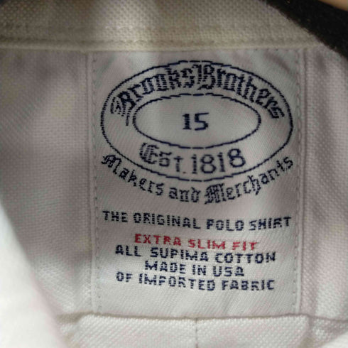 ブルックスブラザーズ BROOKS BROTHERS ポケットボタンダウンS/Sシャツ メンズ 15