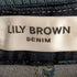 リリーブラウン Lily Brown CPステッチハイライズデニムパンツ レディース 0