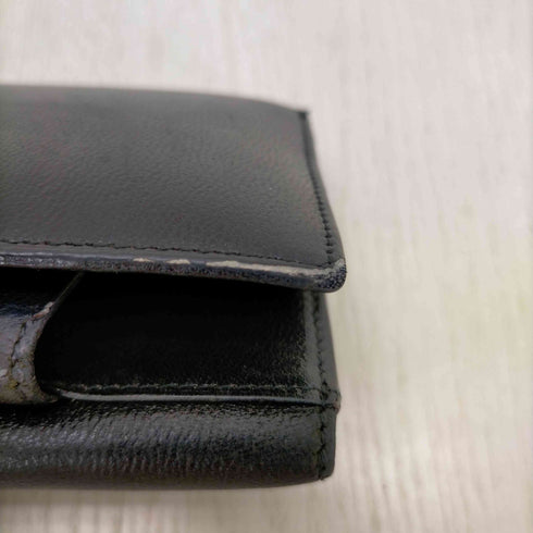 ジバンシィ GIVENCHY ロゴ型押しレザー二つ折り財布 メンズ