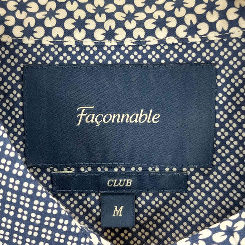 ファソナブル FACONNABLE 小紋柄 ドレスシャツ メンズ JPN:M