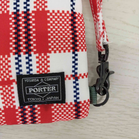 ポーター PORTER 2WAY チェックトートバッグ ナップザック メンズ