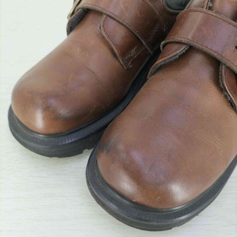 ドクターマーチン Dr.Martens イングランド製 モンクストラップ レザーチャンキーシューズ レディース 3