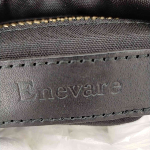 Enevare レザートートバッグ マルチポケット ギミック レディース