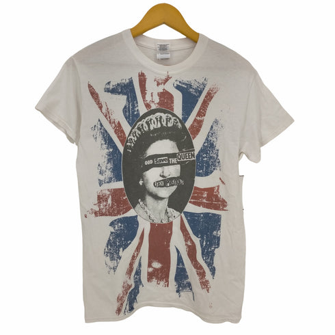 ギルダン GILDAN GOD SAVE THE QUEEN UKパンクロックバンド クルーネックTシャツ メンズ import:S