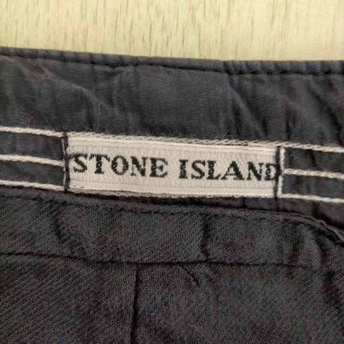 ストーンアイランド STONE ISLAND OLD 製品染め ワイドパンツ サイドアジャスト メンズ 52