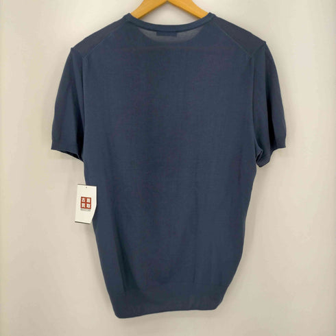 ビームスエフ BEAMS F イタリア製 コットンクルーネック半袖ニット メンズ 50