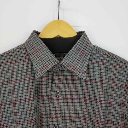 ダックス DAKS ワンポケットチャックネルシャツ メンズ JPN:L