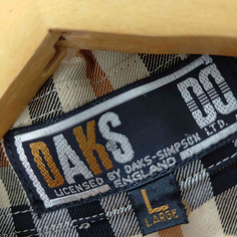 ダックスゴルフ DAKS GOLF ワンポケットチェックシャツ メンズ JPN:L