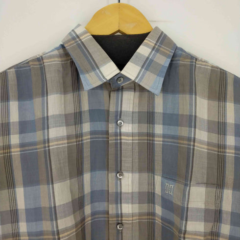 ダックス DAKS S/Sチェックシャツ メンズ JPN:L
