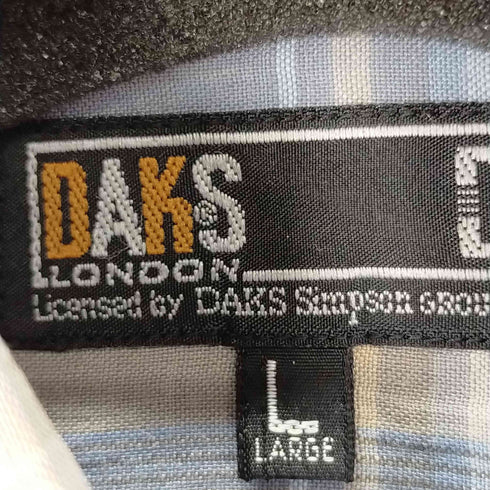 ダックス DAKS S/Sチェックシャツ メンズ JPN:L