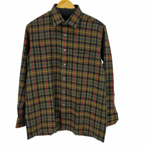 ダックス DAKS ワンポケットチェックネルシャツ メンズ JPN:L