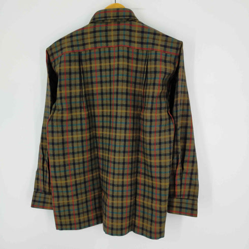 ダックス DAKS ワンポケットチェックネルシャツ メンズ JPN:L