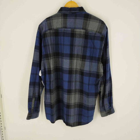 ザラ ZARA RELAXED FIT ポケットL/Sチェックシャツ メンズ XL