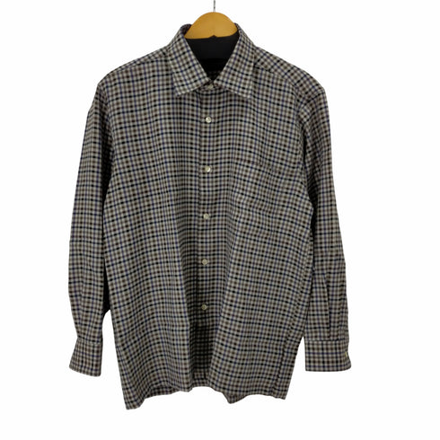 COMODORE ワンポケットチェックネルシャツ メンズ import:L