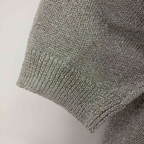 ユナイテッドアローズ UNITED ARROWS シルバーS/S カーディガン ラメ Y3K レディース FREE
