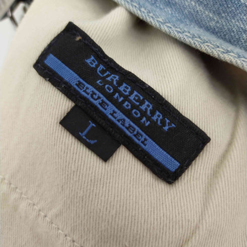 バーバリーブルーレーベル BURBERRY BLUE LABEL ジッパーフライデニムパンツ メンズ L