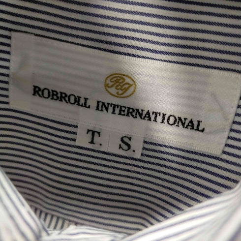 ROBROLL INTERNATIONAL L/Sワンポイントストライプシャツ メンズ JPN:S