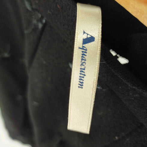 アクアスキュータム AQUASCUTUM 花刺繍ウールスカート レディース 9