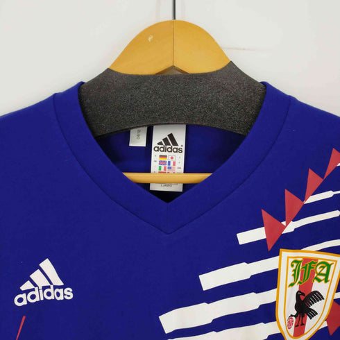 アディダス adidas Vネック S/S TEE 半袖 サッカー 10 メンズ L