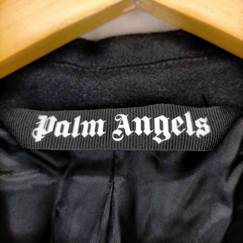 パームエンジェルス Palm Angels 背面ロゴ入りチェスターコート メンズ JPN:46