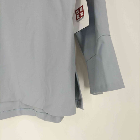 トナル TONAL 洗える/シワになりにくい/ギャバスリットネックベルスリーブブラウス レディース 38