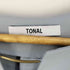 トナル TONAL 洗える/シワになりにくい/ギャバスリットネックベルスリーブブラウス レディース 38