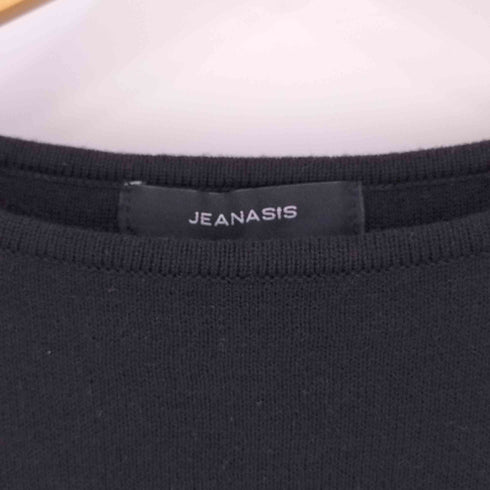 ジーナシス JEANASIS WFニットオーバーOP パフスリーブスリットニットワンピース レディース FREE