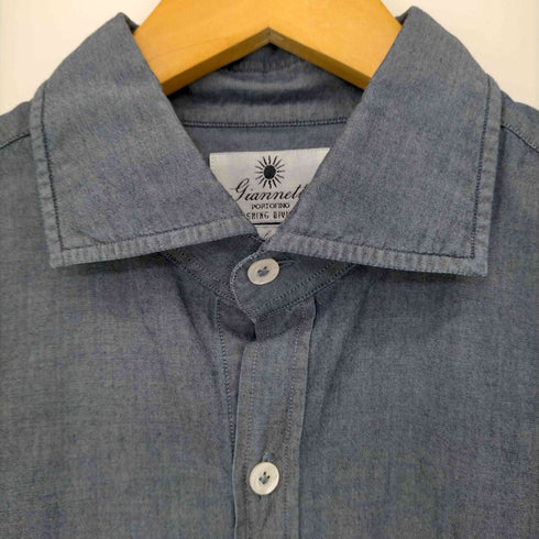 ジャンネット giannetto PORTFINO WASHING DIVISION Slim fit 長袖シャツ メンズ JPN:L