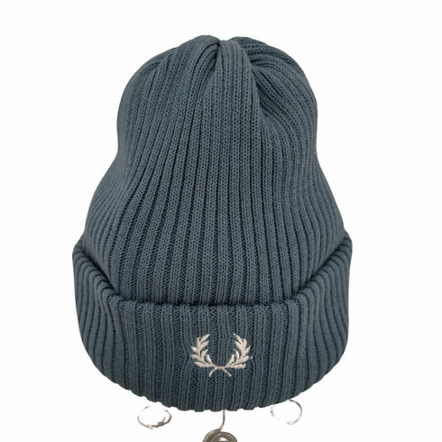 フレッドペリー FRED PERRY コットンポリ ロゴ刺繍 ニット帽 メンズ