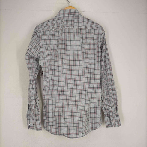 ヒューゴボス HUGO BOSS SLIM FIT STRETCH チェック シャツ メンズ US:38