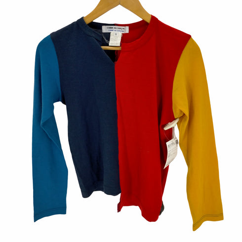 コムデギャルソンコムデギャルソン COMME des GARCONS COMME des GARCONS マルチカラー アシンメトリーウールニット レディース SS