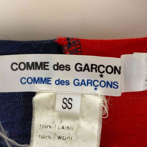 コムデギャルソンコムデギャルソン COMME des GARCONS COMME des GARCONS マルチカラー アシンメトリーウールニット レディース SS