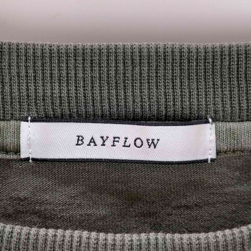 ベイフロー BAYFLOW ピグメントロゴ 長袖シャツ レディース 3