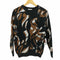 ルイス Luis マルチカラー 総柄 クルーネック L/S ニット メンズ JPN:S