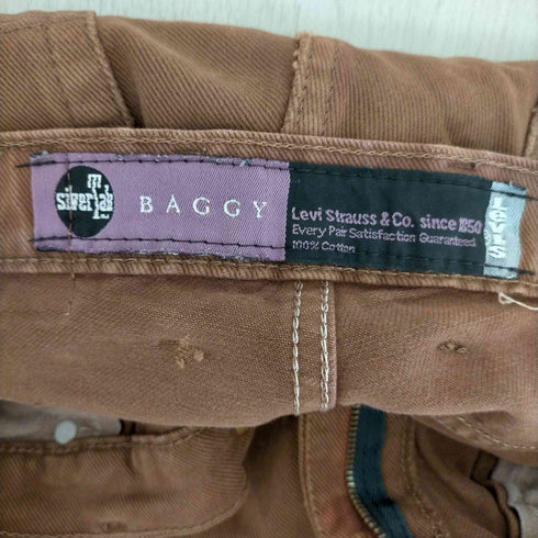 リーバイス Levis シルバータブ 後染め ボタン裏549刻印 BAGGYデニムパンツ メンズ