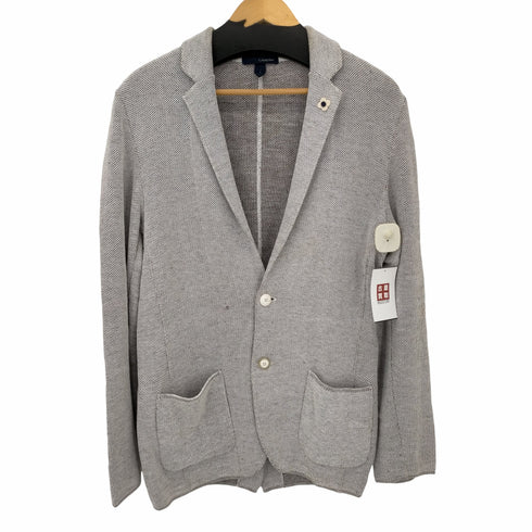 ラルディー二 LARDINI リネン混 ハニカム 2Bジャケット メンズ import:S