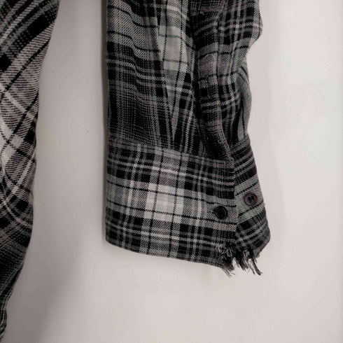 ラッドミュージシャン LAD MUSICIAN 16AW BIG SHIRTコクーンシルエット ビックチェックシャツ メンズ JPN:46