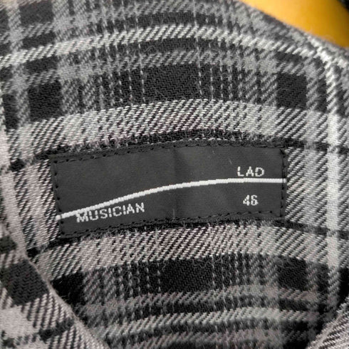 ラッドミュージシャン LAD MUSICIAN 16AW BIG SHIRTコクーンシルエット ビックチェックシャツ メンズ JPN:46