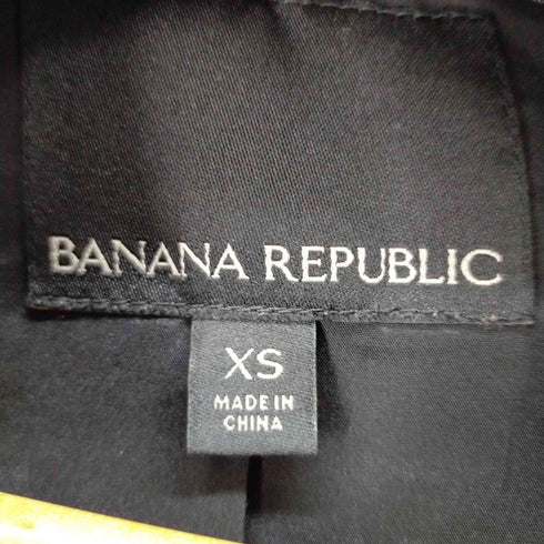 バナナリパブリック BANANA REPUBLIC ラムレザー ダブルライダースジャケットレザージャケット レディース XS