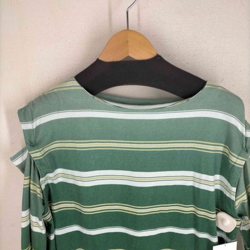 マウジー moussy OPEN SHOULDER LS Tシャツ レディース FREE